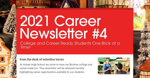 2021 Career Newsletter #4