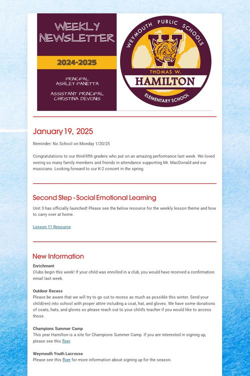 Thomas W. Hamilton Elementary