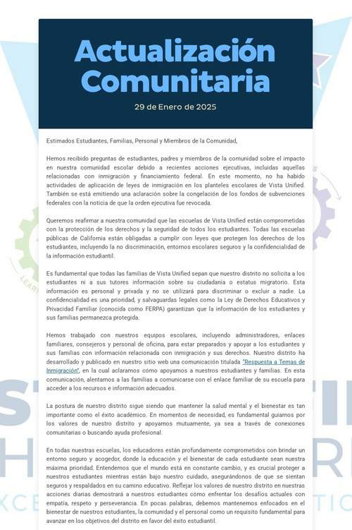Actualización Comunitaria