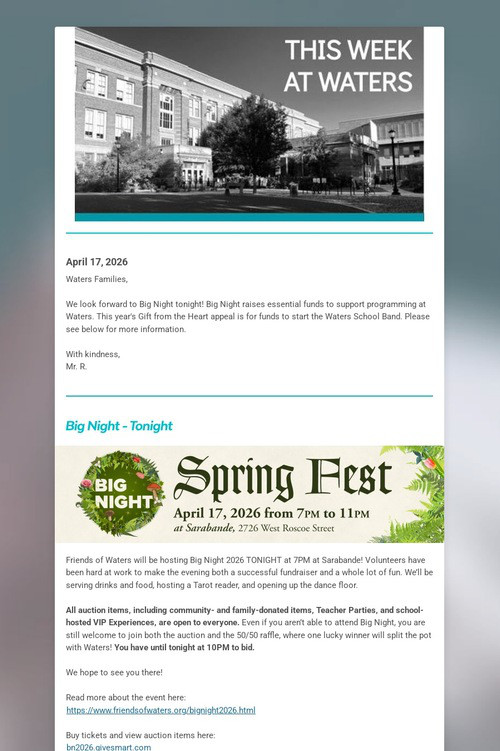This Week at Waters - April 17
