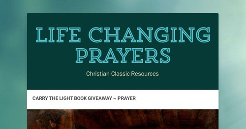 Life Changing Prayers