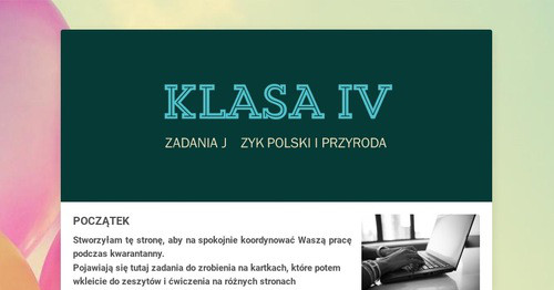 KLASA IV | Smore Newsletters