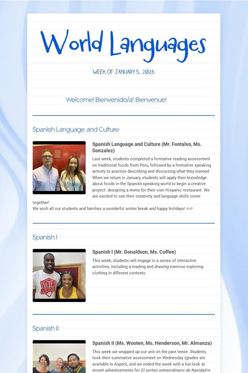 World Languages