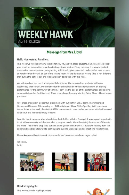WEEKLY HAWK