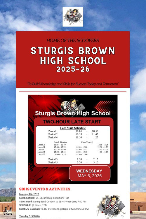 STURGIS BROWN HIGH SCHOOL