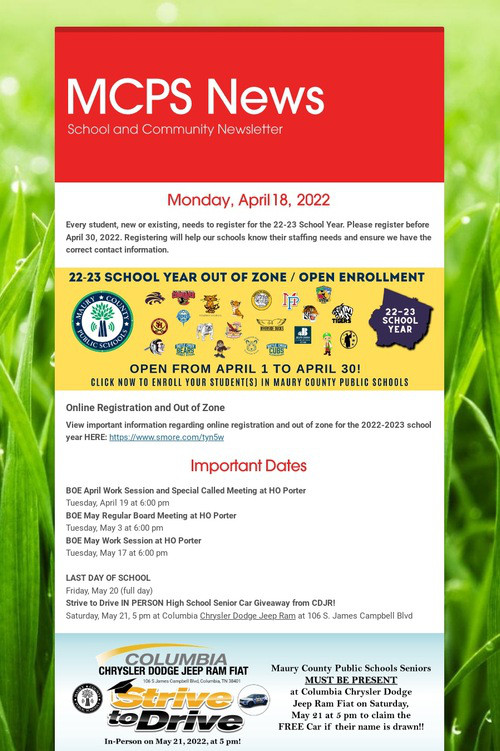 MCPS News