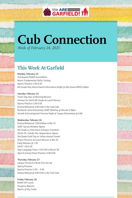Cub Connection