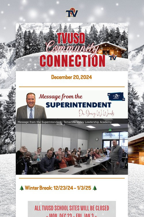 TVUSD COMMUNITY CONNECTION