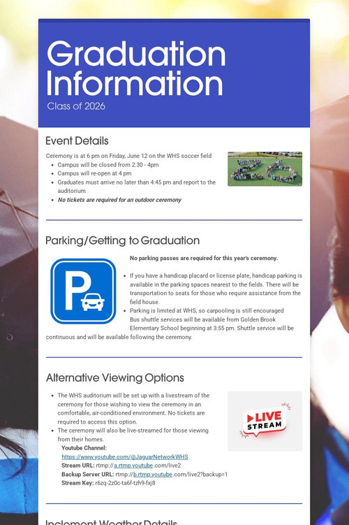 Graduation Information