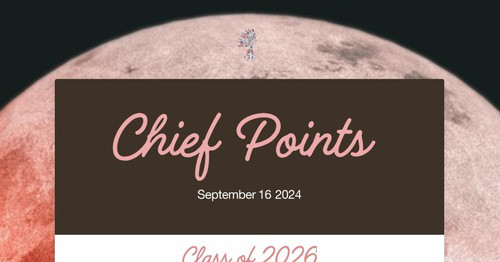 Chief Points