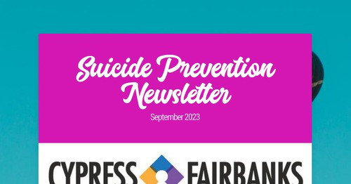 Suicide Prevention Newsletter