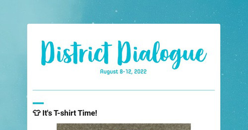 District Dialogue