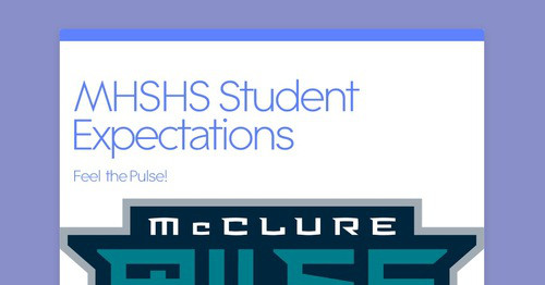 MHSHS Student Expectations