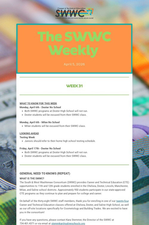 The SWWC Weekly