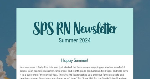 SPS RN Newsletter