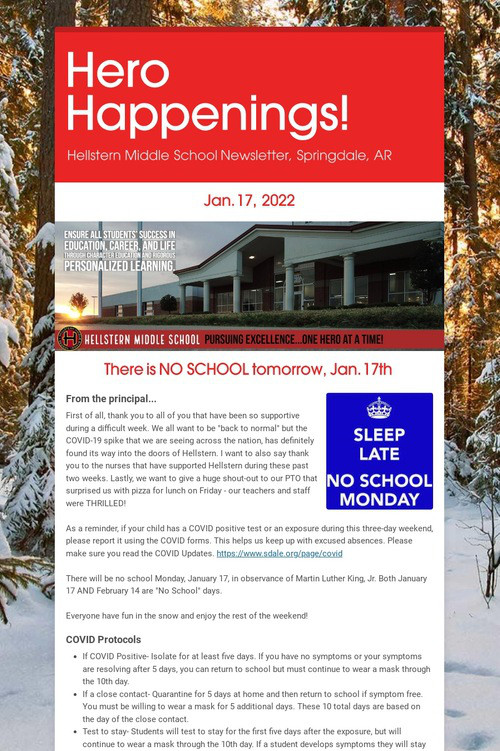 Hero Happenings!