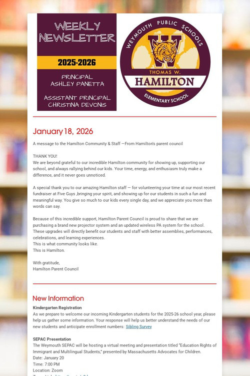Thomas W. Hamilton Elementary