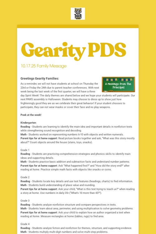 Gearity PDS