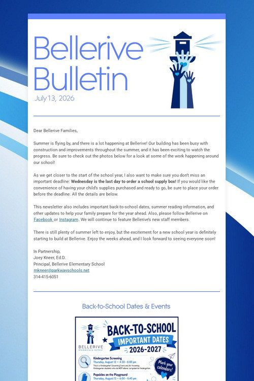 Bellerive Bulletin