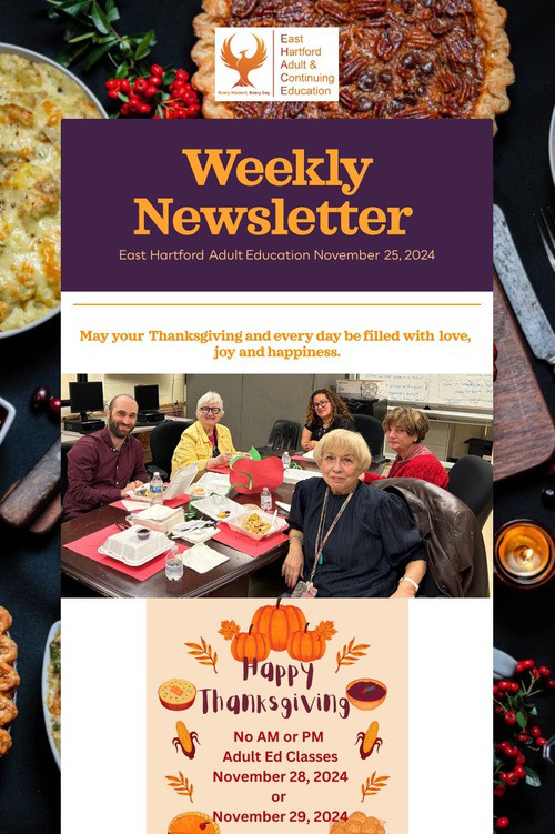 Weekly Newsletter