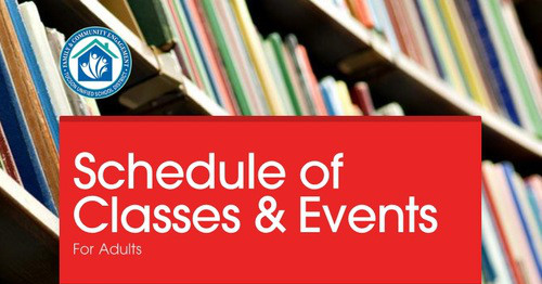 Schedule of Classes & Events