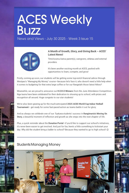 ACES Weekly Buzz