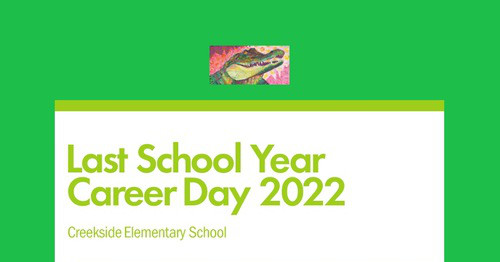 Last School Year Career Day 2022