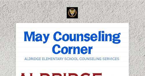 May Counseling Corner