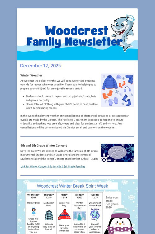 Family Newsletter