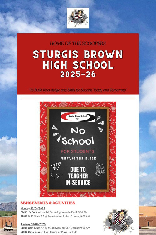 STURGIS BROWN HIGH SCHOOL