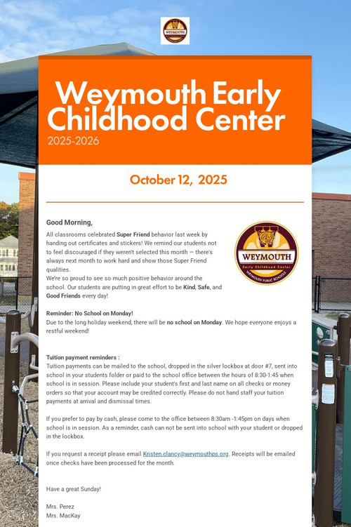 Weymouth Early Childhood Center