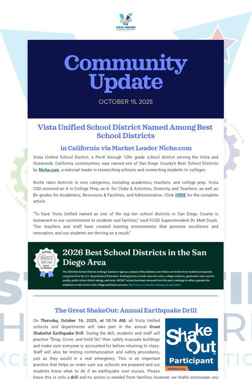 Community Update