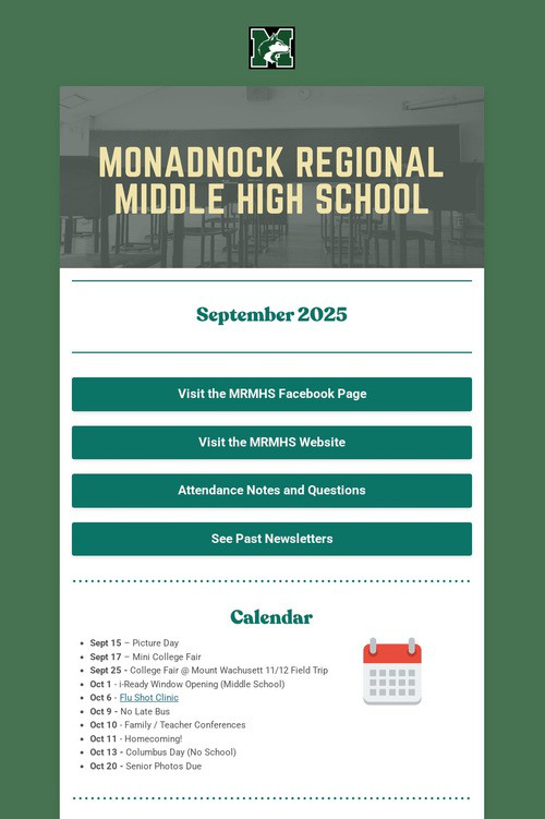 September 2025 MRMHS Newsletter