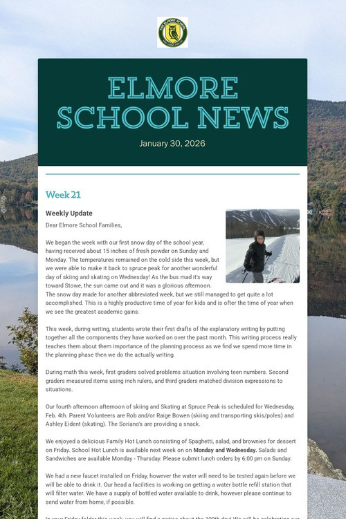 ELMORE School News