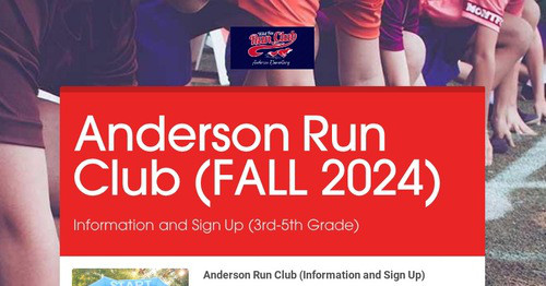 Anderson Run Club (FALL 2024)