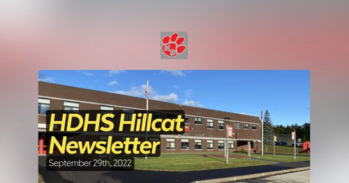 HDHS Hillcat Newsletter