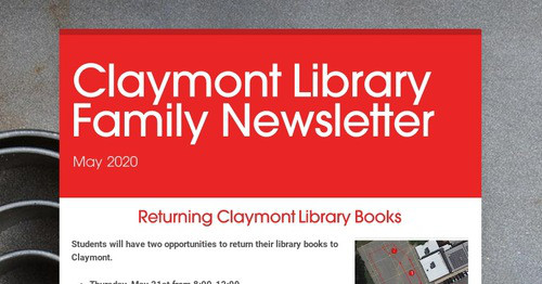 Claymont Library Family Newsletter