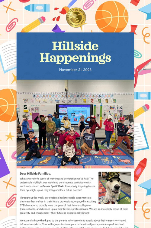 Hillside Happenings