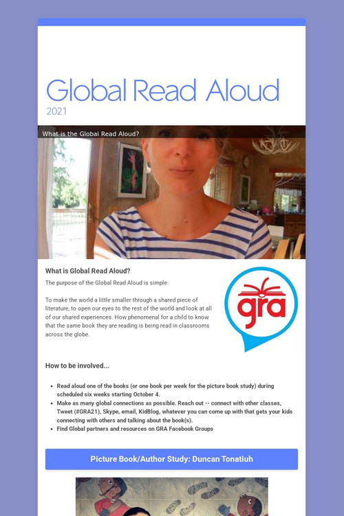 Global Read Aloud