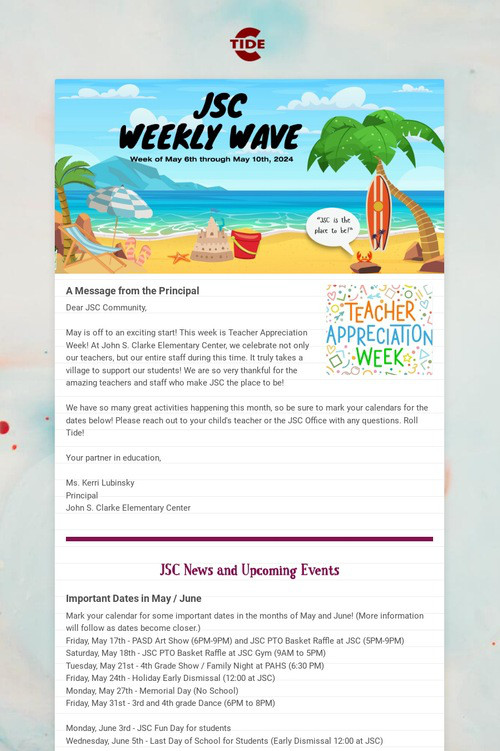 JSC Weekly Wave