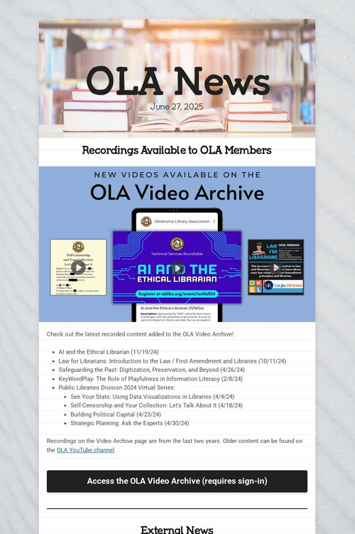 OLA News