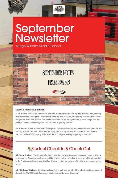 September Newsletter