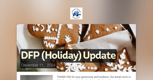 DFP (Holiday) Update
