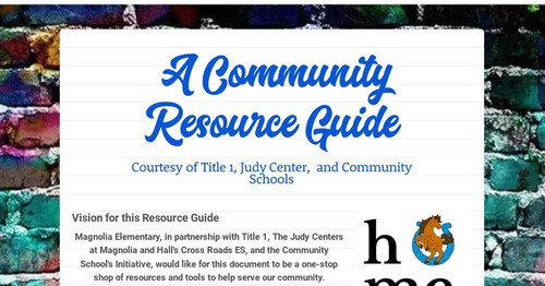 A Community Resource Guide