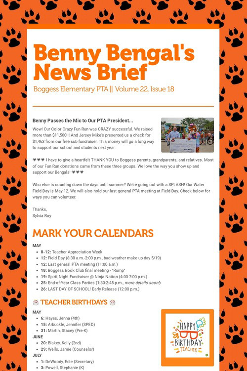 Benny Bengal's News Brief