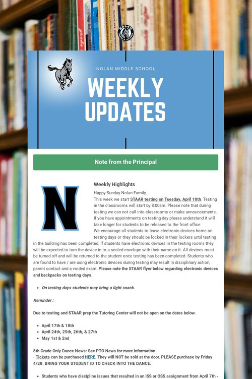 School Update