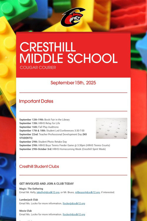 CRESTHILL MIDDLE SCHOOL