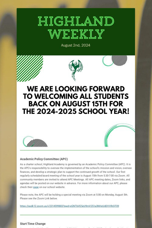 Highland Weekly