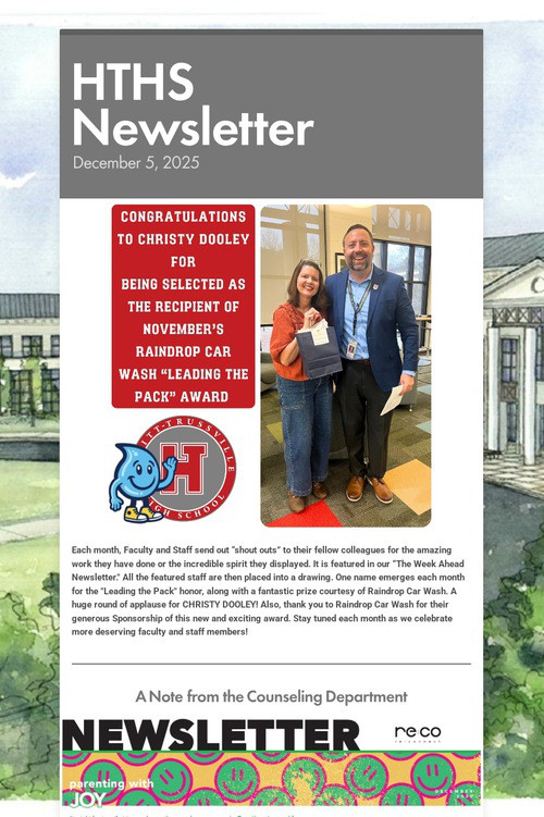 HTHS Newsletter