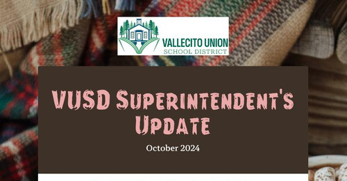 VUSD Superintendent's Update